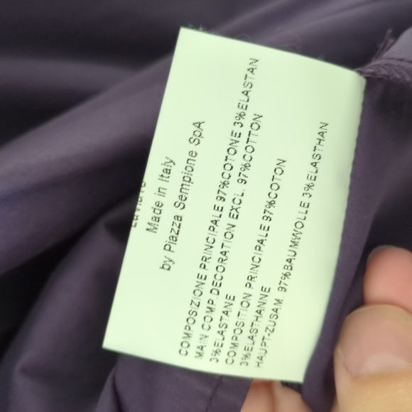 Made in Italy Fit & Flare Purple YTK Lavia Minimalist Office Career Midi Dress - Picture 8 of 10